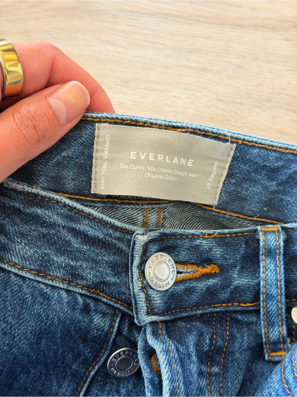 Everlane Curvy 90s Cheeky Straight Jean Organic Cotton